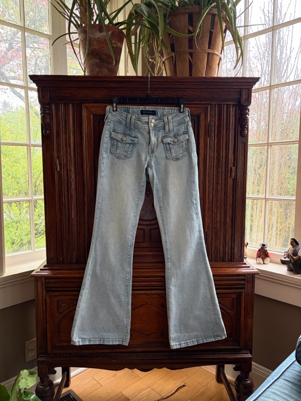 Aeropostale Light Wash Flare Jeans